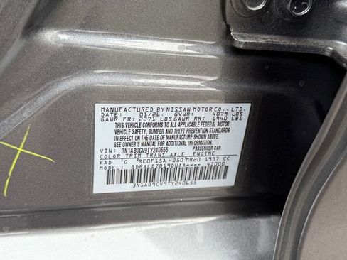 New 2026 Nissan Sentra SV w/ Floor Mat Package FWD image 28