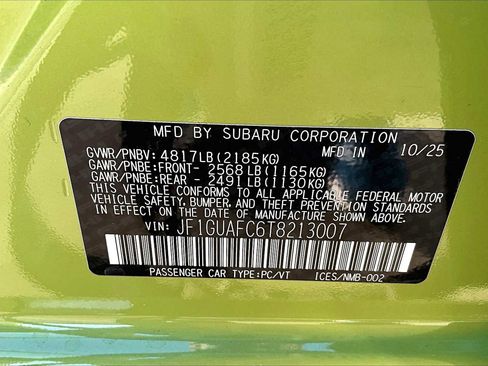 New 2026 Subaru Impreza 2.0i Sport image 18