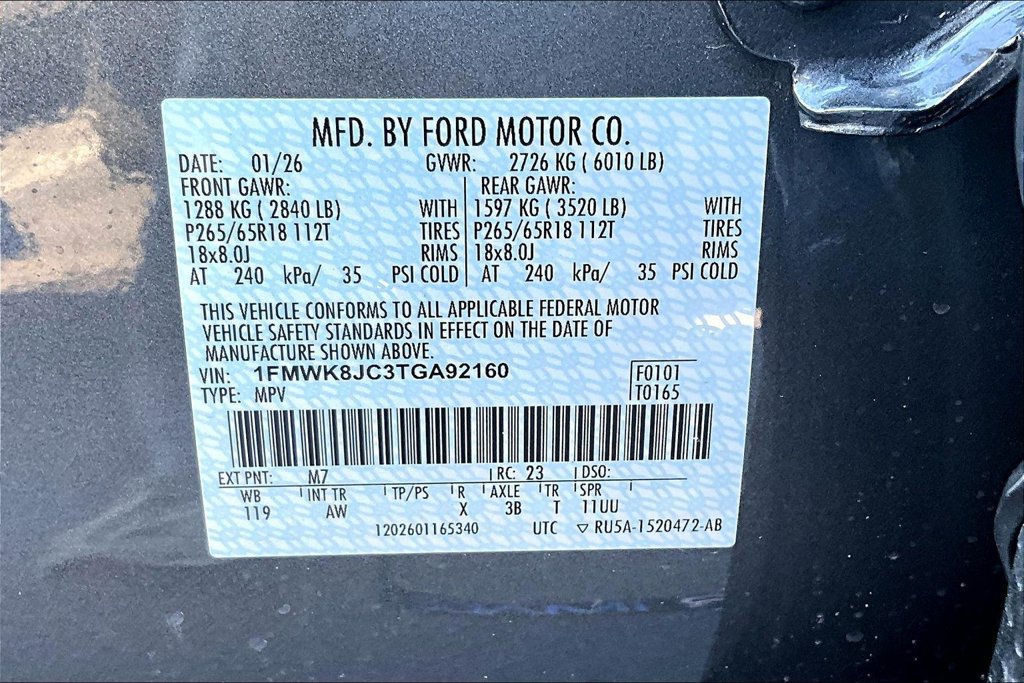 New 2026 Ford Explorer Tremor w/ Tremor Ultimate Package AWD/4WD image 13