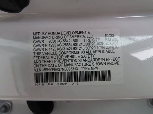 Certified 2022 Honda Pilot Special Edition image 30