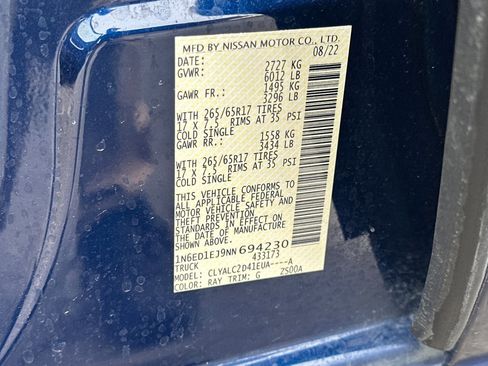 Used 2022 Nissan Frontier SV image 28