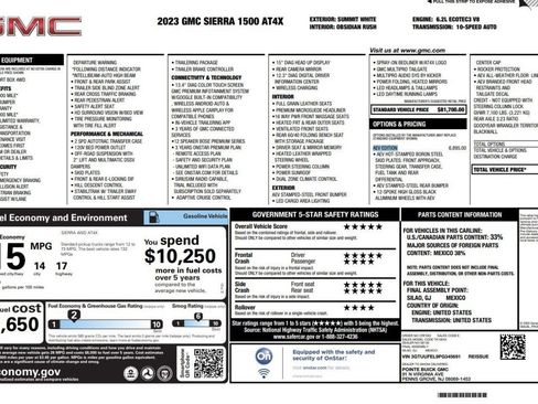 Used 2023 GMC Sierra 1500 AT4X w/ AT4X AEV Edition AWD/4WD image 2