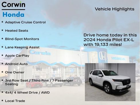 Used 2024 Honda Pilot EX-L image 6