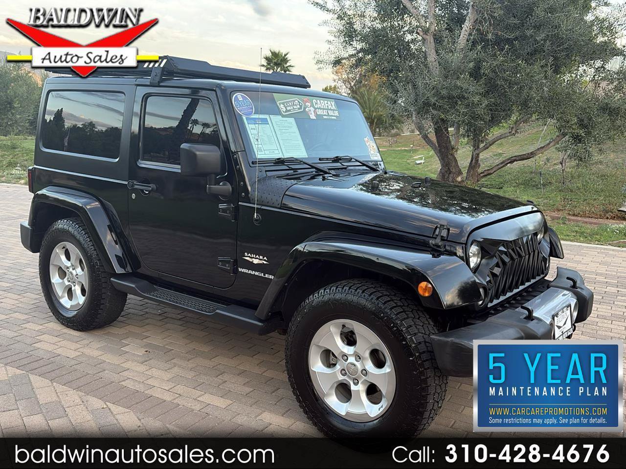 Used 2015 Jeep Wrangler Sahara w/ Connectivity Group AWD/4WD image 1