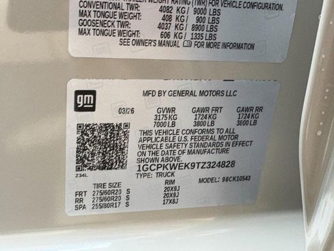 New 2026 Chevrolet Silverado 1500 RST w/ RST Select Package image 15