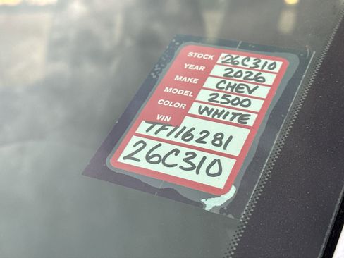 New 2026 Chevrolet Silverado 2500 W/T w/ WT/CX Safety Package image 25