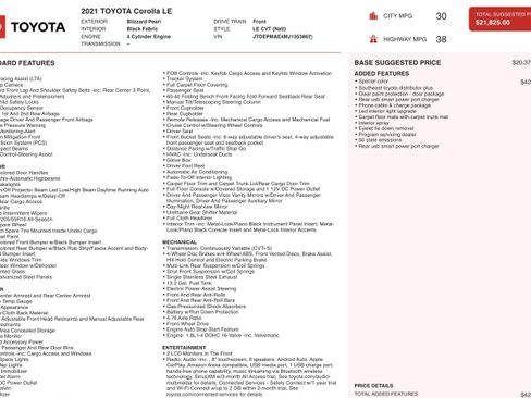 Used 2021 Toyota Corolla LE image 4