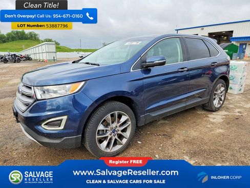 Used 2017 Ford Edge Titanium w/ Equipment Group 301A AWD/4WD image 1