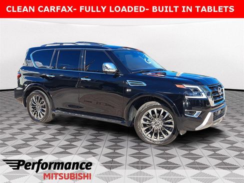 Used 2022 Nissan Armada Platinum w/ Captain's Chairs Package image 1