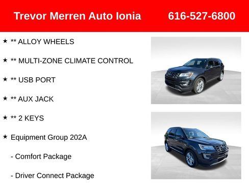 Used 2017 Ford Explorer XLT w/ Equipment Group 202A AWD/4WD image 14