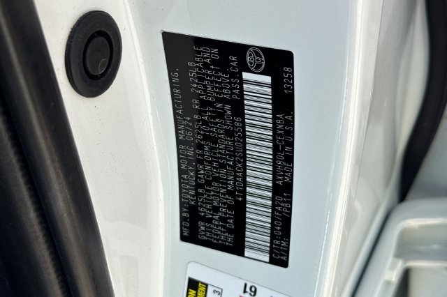 Certified 2025 Toyota Camry LE FWD image 32
