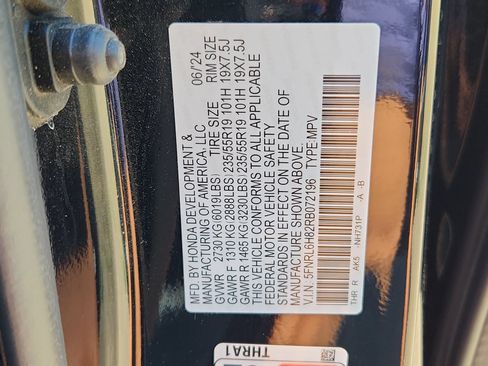 Certified 2024 Honda Odyssey Touring image 19