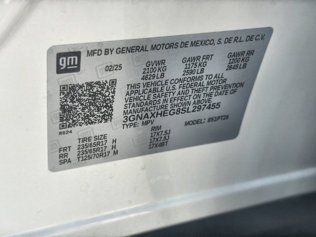 Certified 2025 Chevrolet Equinox LT w/ Convenience Package II FWD image 33