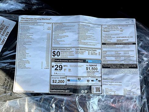 New 2025 BMW X3 xDrive30i w/ Convenience Package image 18