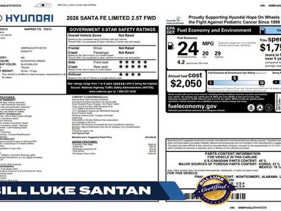 Used 2026 Hyundai Santa Fe Limited