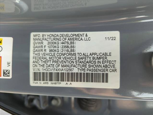 Certified 2022 Honda Accord Sport Special Edition image 24