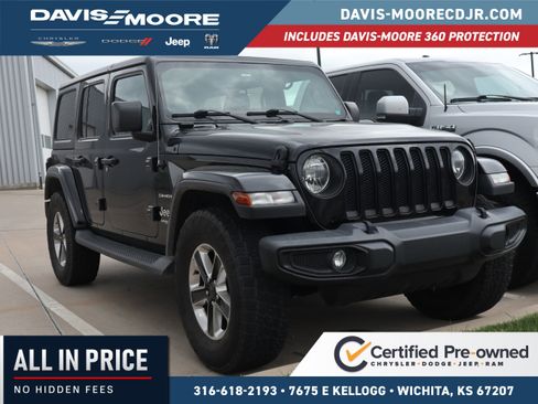 Used 2019 Jeep Wrangler Unlimited Sahara w/ Safety Group AWD/4WD image 1
