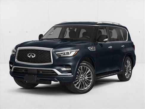 Used 2022 INFINITI QX80 Luxe w/ Cargo Package RWD image 1