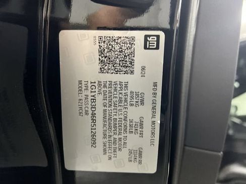 Certified 2024 Chevrolet Corvette Stingray Preferred Conv w/ Stealth Interior Trim Package RWD image 30