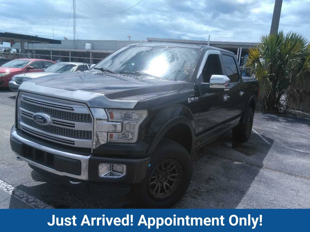 Used 2015 Ford F150 Platinum w/ Trailer Tow Package AWD/4WD image 1