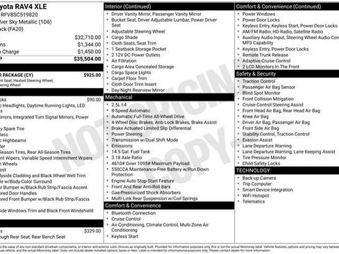Certified 2025 Toyota RAV4 XLE w/ Weather Package AWD/4WD image 36