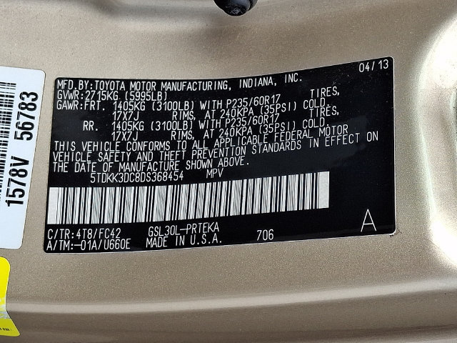 Used 2013 Toyota Sienna LE w/ Towing Pkg FWD image 27