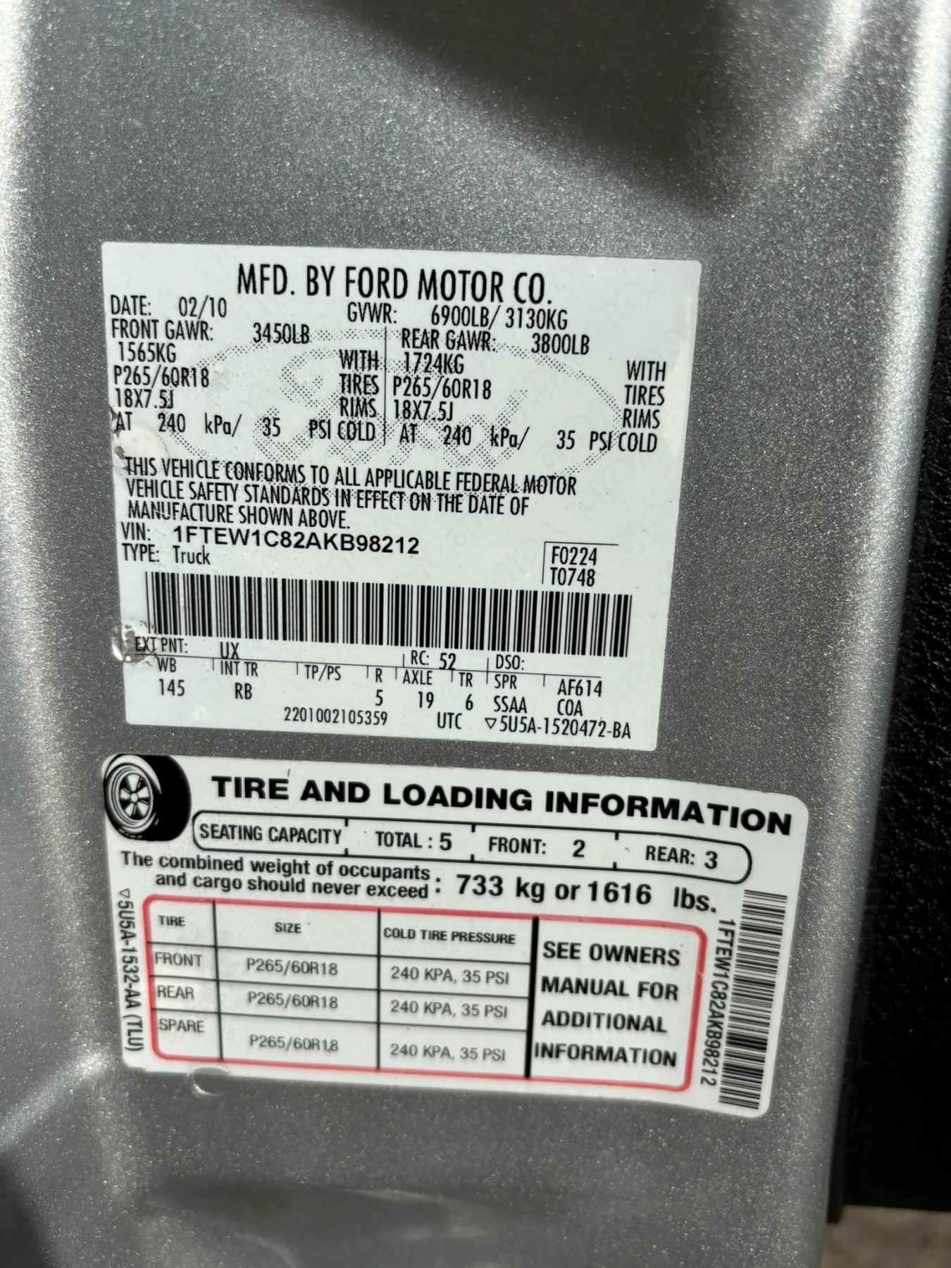 Used 2010 Ford F150 XLT RWD image 22
