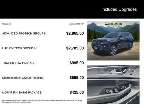 New 2024 Jeep Grand Cherokee Overland w/ Advanced Protech Group III image 5