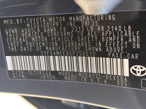 Used 2025 Toyota Corolla SE FWD image 15