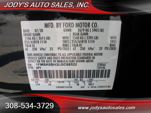 Used 2020 Ford Explorer 4WD w/ Class III Trailer Tow Package image 36
