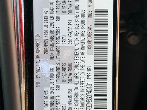 Used 2025 MAZDA CX-5 AWD 2.5 S w/ Premium Plus Pkg image 12