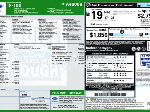 Used 2022 Ford F150 XLT w/ Equipment Group 302A High AWD/4WD image 9