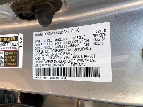 Used 2019 Honda CR-V EX-L image 35