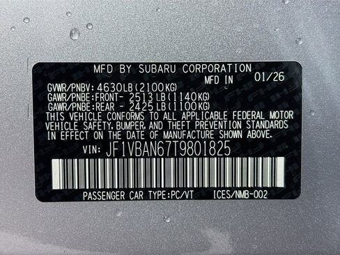 New 2026 Subaru WRX Limited image 32