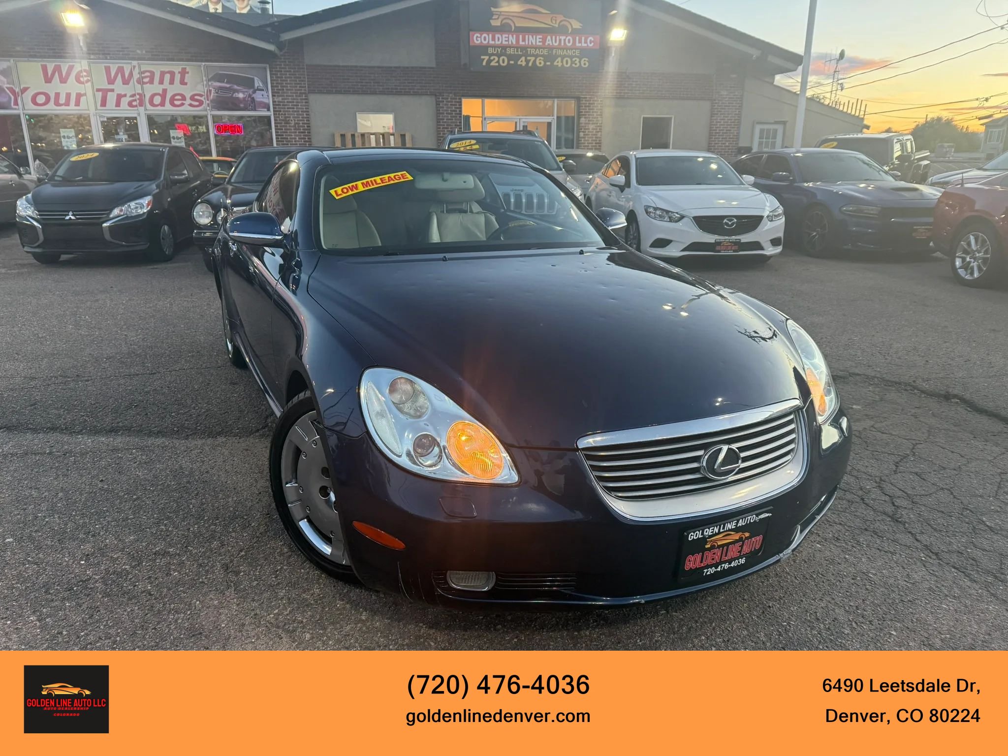 Used 2002 Lexus SC 430 Convertible RWD image 1