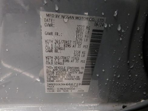 Used 2024 Nissan Frontier PRO-4X w/ Off-Road Protection Package image 31