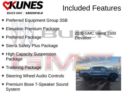 New 2026 GMC Sierra 1500 Elevation w/ Elevation Premium Package AWD/4WD image 3