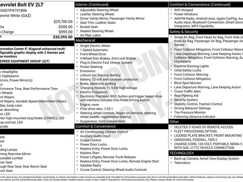 Used 2023 Chevrolet Bolt LT FWD image 3
