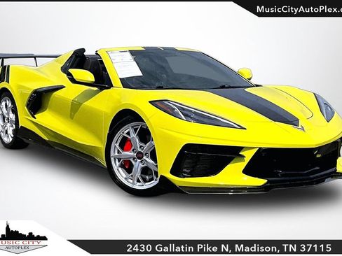 Used 2023 Chevrolet Corvette Stingray Premium Conv w/ Stealth Interior Trim Package RWD image 1