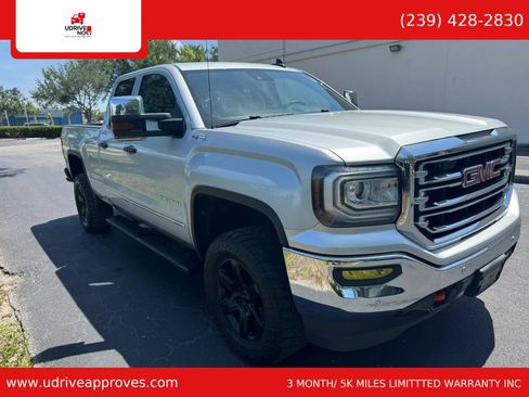 Used 2017 GMC Sierra 1500 SLT w/ Enhanced Driver Alert Package AWD/4WD image 3
