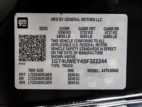 Used 2025 GMC Sierra 3500 Denali w/ Denali Reserve Package AWD/4WD image 63