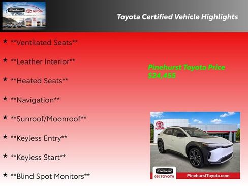 Certified 2023 Toyota bZ4X FWD w/ Weather Package image 36