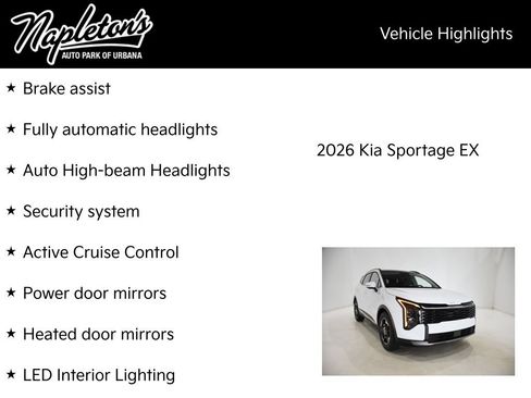 New 2026 Kia Sportage EX w/ EX Panorama Roof Package FWD image 16