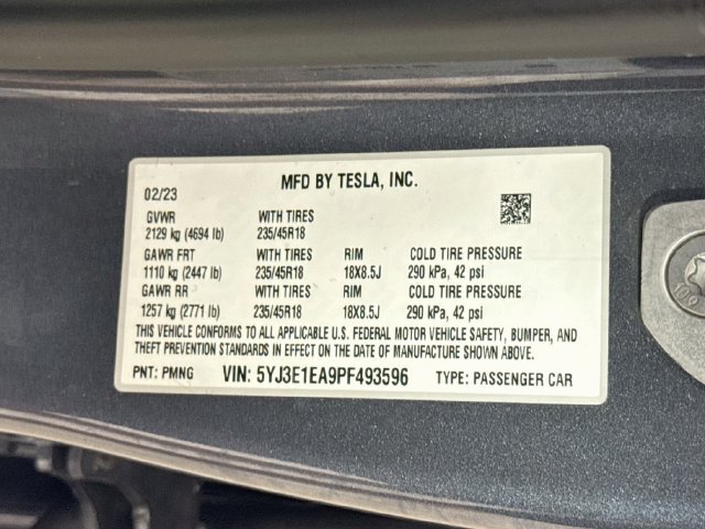 Used 2023 Tesla Model 3 Standard Range RWD image 31