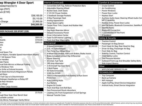 New 2026 Jeep Wrangler Sport image 3