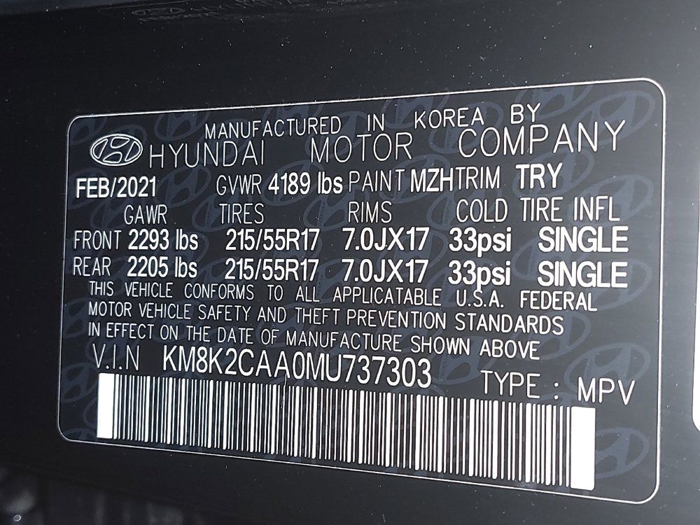 Used 2021 Hyundai Kona SEL w/ Cargo Package AWD/4WD image 33