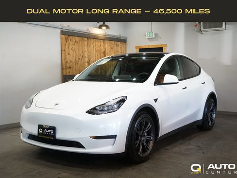 Used 2021 Tesla Model Y Long Range AWD/4WD image 1