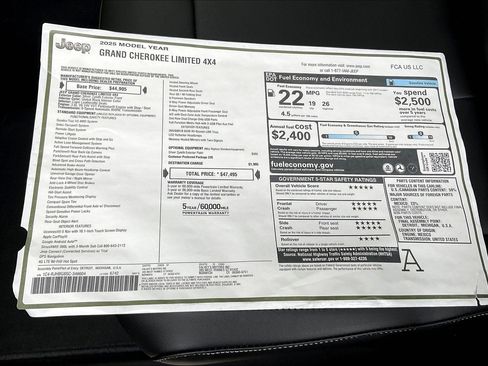 New 2025 Jeep Grand Cherokee Limited image 14