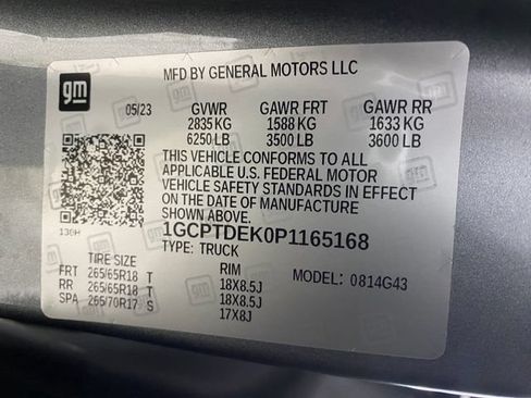 Certified 2023 Chevrolet Colorado Z71 w/ Z71 Convenience Package 2 AWD/4WD image 32