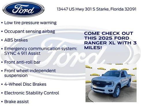 New 2025 Ford Ranger XL image 20